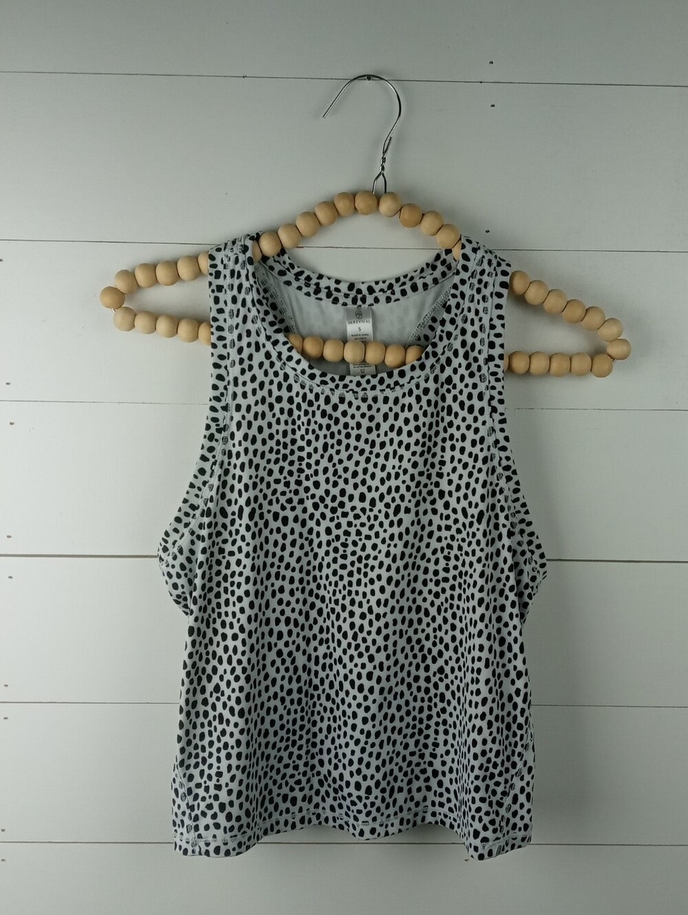 Altar'd State As Revival Women's size S black and white cheetah print razor back